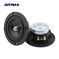 AIYIMA 2Pcs 3 Inch Full Range Speaker Driver 4/8 Ohm 15W Full Range Sound Music Bullet Head Aluminum Car neodymium Loudspeaker