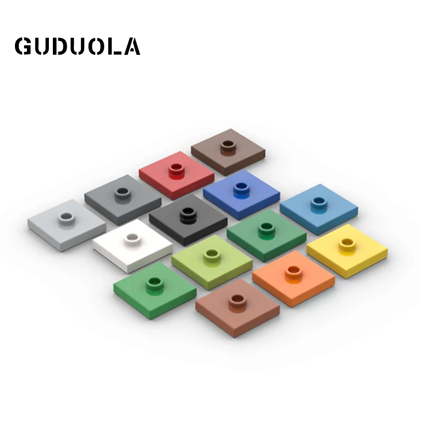 

Guduola Building Block 87580 Special Plate 2x2 with Groove and 1 Center Stud MOC Assembly Brick Parts 80pcs/lot