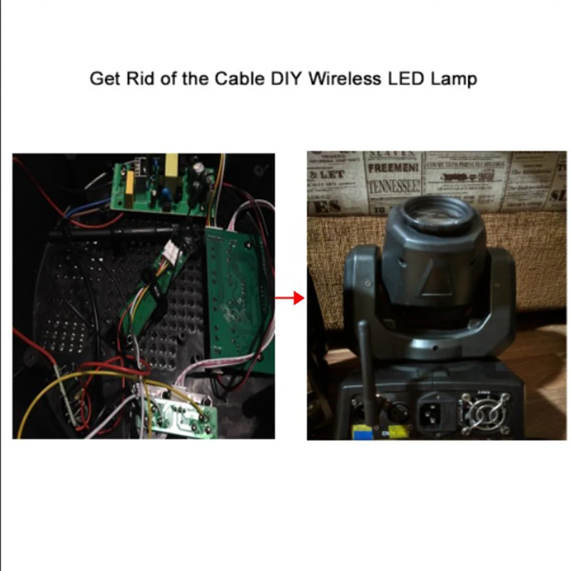 Moving Head Disco Light DJ DMX Wireless PCB Board DIY Wireless DMX512 Transmitter Receiver Led Par Lighting Controlador Dmx