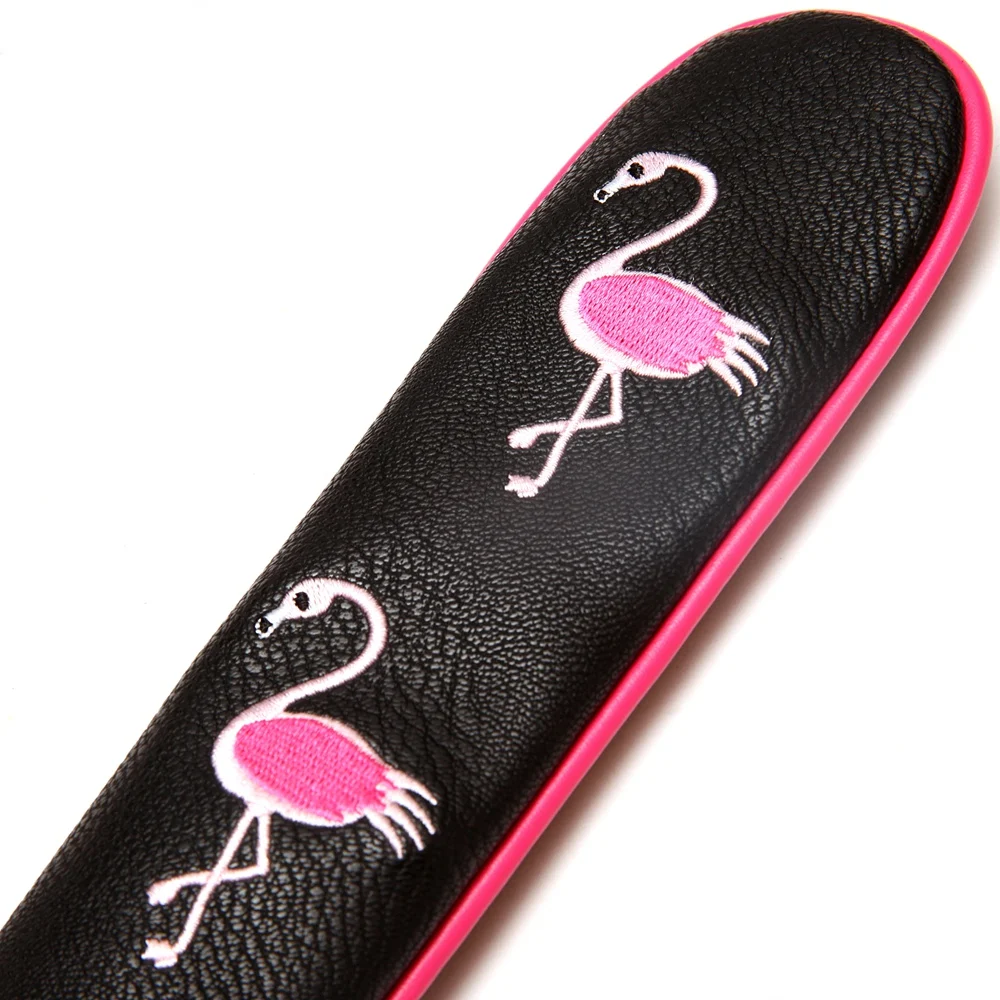 Flamingo PU skóra wodoodporna Golf wyrównanie Stick Cover Club Protector trzyma kije