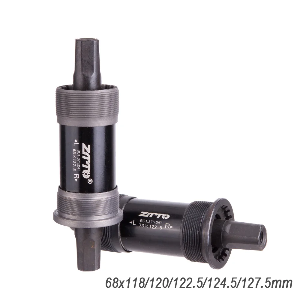 

Bicycle Square Tapered Threaded BSA Bottom Bracket 68x118 120 122.5 124.5 127.5mm for Square Tapered Spindle Crankset