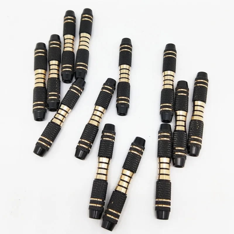 3pcs 16 Grams Copper Dart Barrels Replacement Shafts Grip Black For Soft Tip Dart And Steel Tip Darts Play Accessories