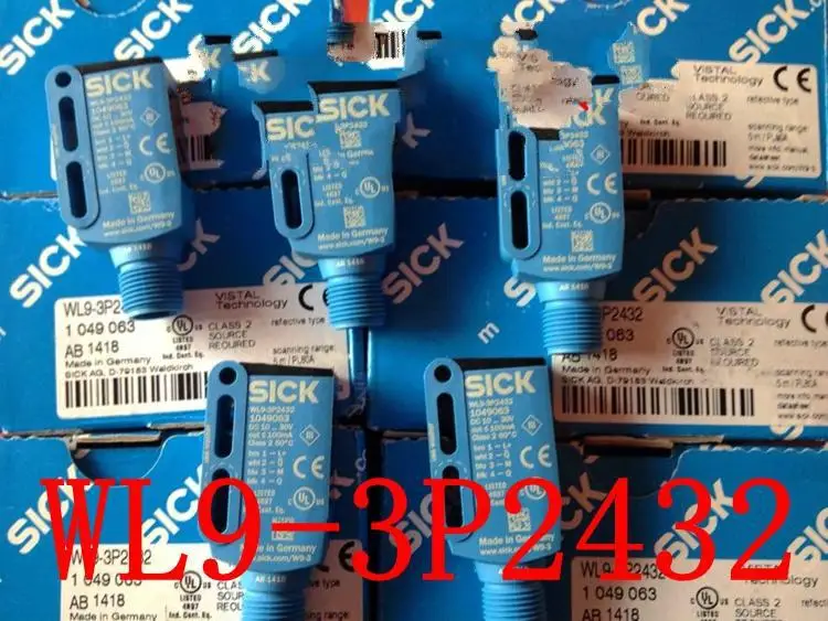 

100% New original SICK optical switch WL9-3P2432 item number 1049063