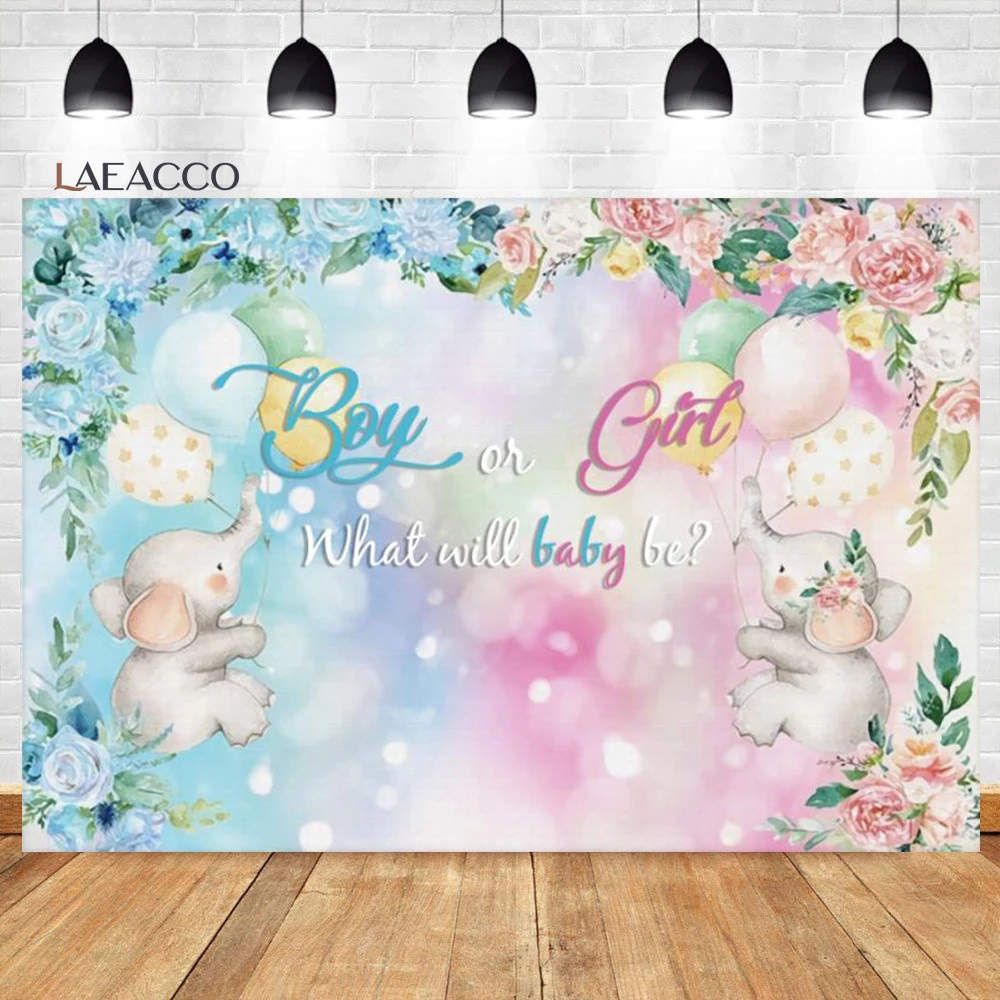 Laeacco Ít Tai Voi Hoa Tùy Chỉnh Chụp Ảnh Phông Nền Sơ Sinh Nền Sinh Nhật Cho Bé Photophone Cho Studio Ảnh