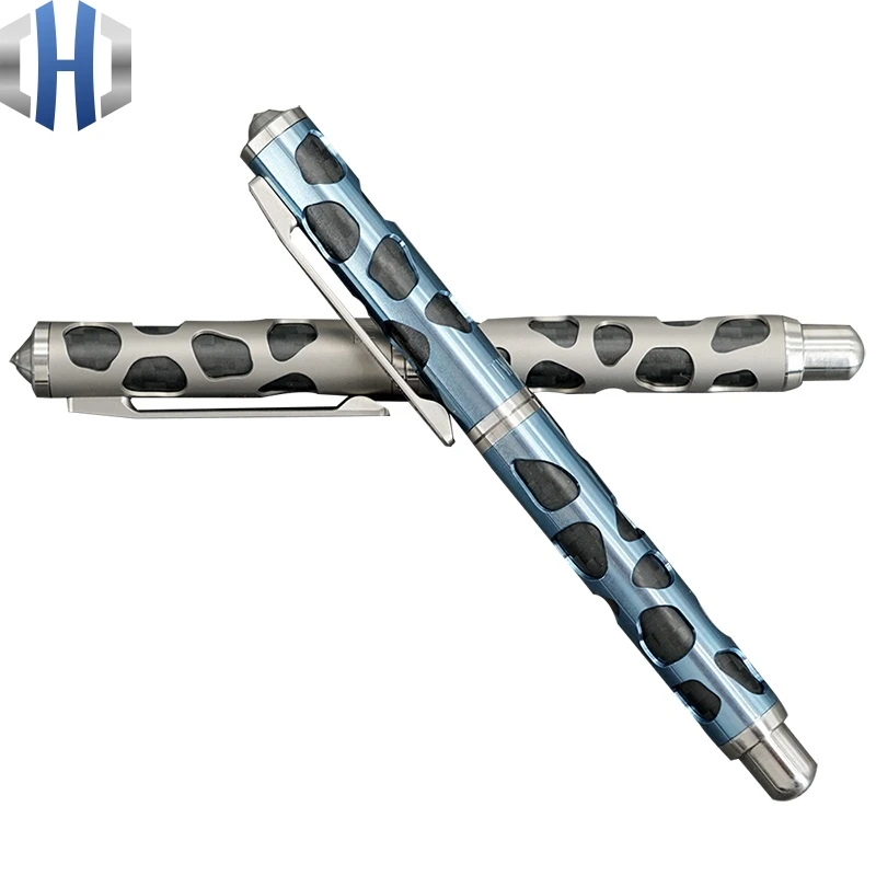 Titanium Alloy Tactical Pen Defense Pen Self-defense Tool Outdoor Survival Portable Writing Pen Multifunction