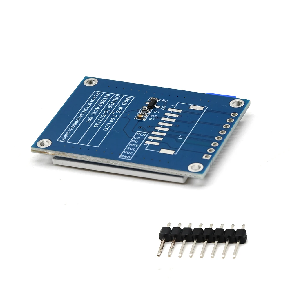 1.54 Inch LCD SPI Serial Port Module TFT Color Screen ST7789 Driving Resolution 240x240 LCD Liquid Crystal Display Module 3.3V