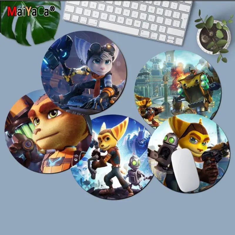 

Maiyaca Ratchet and Clank Durable Rubber Mouse Mat Pad computer desk mat for gaming