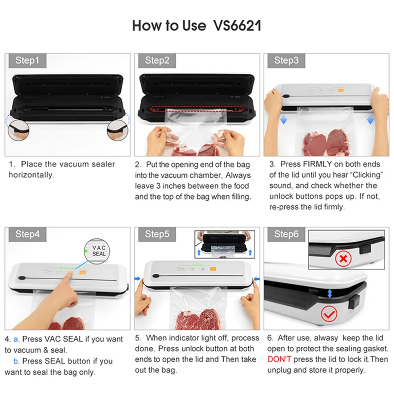 LAIMENG Vacuum Packing Machine Sous Vide Vacuum Sealer For Food Storage Vacuum Packed Bags Vacuum Sealed Roll Foil S281