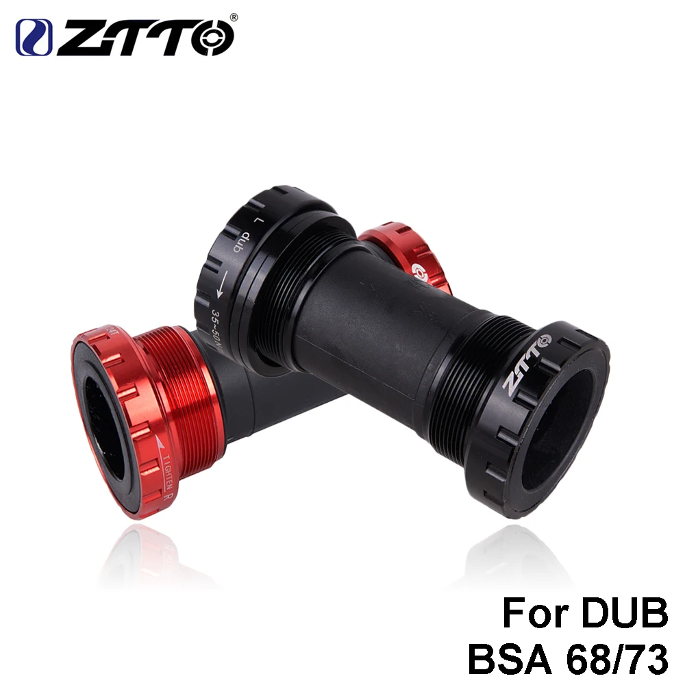 ZTTO BSA DUB Bicycle Bottom Bracket Screw Type 68/73 mm 29mm Thread Axis MTB Road Bike Bottom Bracket Waterproof CNC Alloy BB