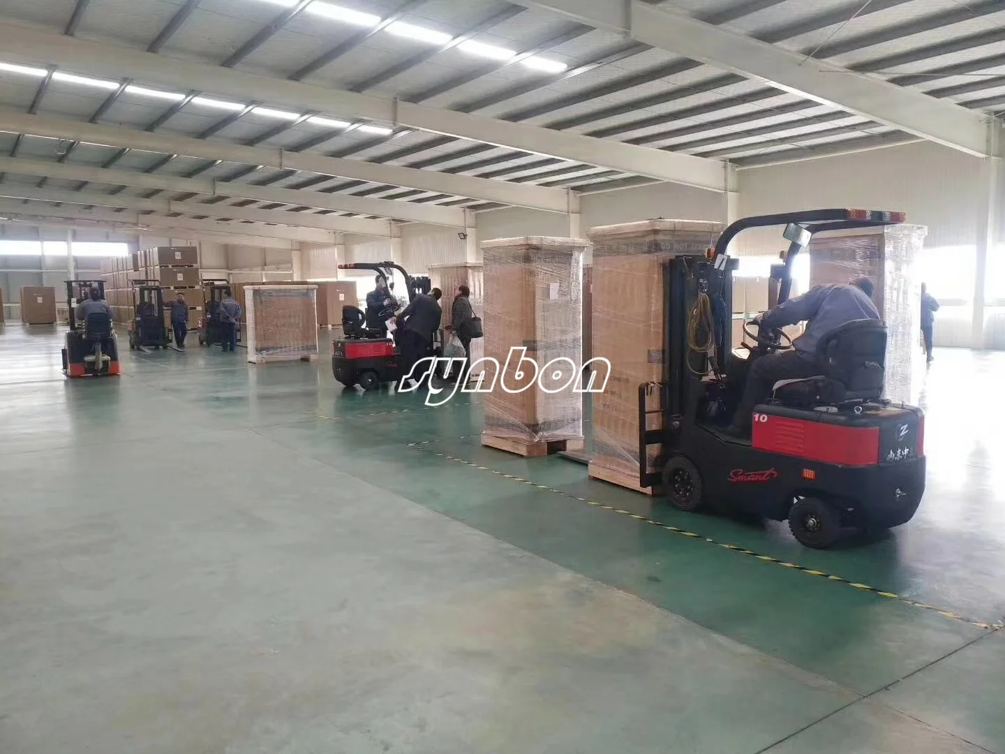Chinese 2Ton Four Wheels Hydraulic Electric Forklift Stacker Trucks SYF20D