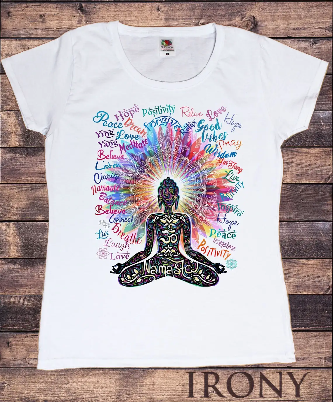 Lustige Zen Hobo Boho Paix T-Shirt Frauen Buddha Chakra Meditation T-shirt Sommer Top Weibliche T-Shirt Femme Grunge Ästhetischen Kleidung