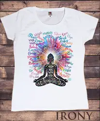 Funny Zen Hobo Boho Paix T-Shirt Women Buddha Chakra Meditation Tshirt Summer Top Female T-Shirt Femme Grunge Aesthetic Clothes