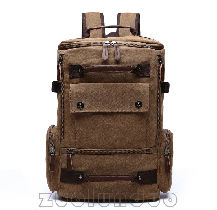 Männer Rucksack Vintage Leinwand Rucksack Schule Tasche männer Reisetaschen Große Kapazität Rucksack Laptop Rucksack Tasche Rucksack – Detail 17
