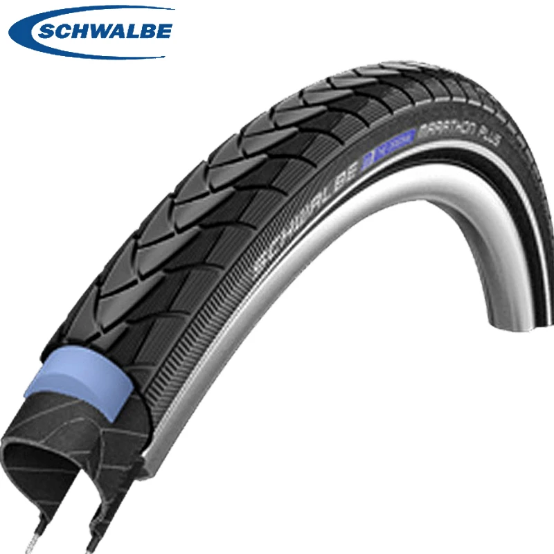 Schwalbe marathon plus 700C steel wire stab proof  tires 700*25C  28C 32C 35C 43C  Mountain Travel tire