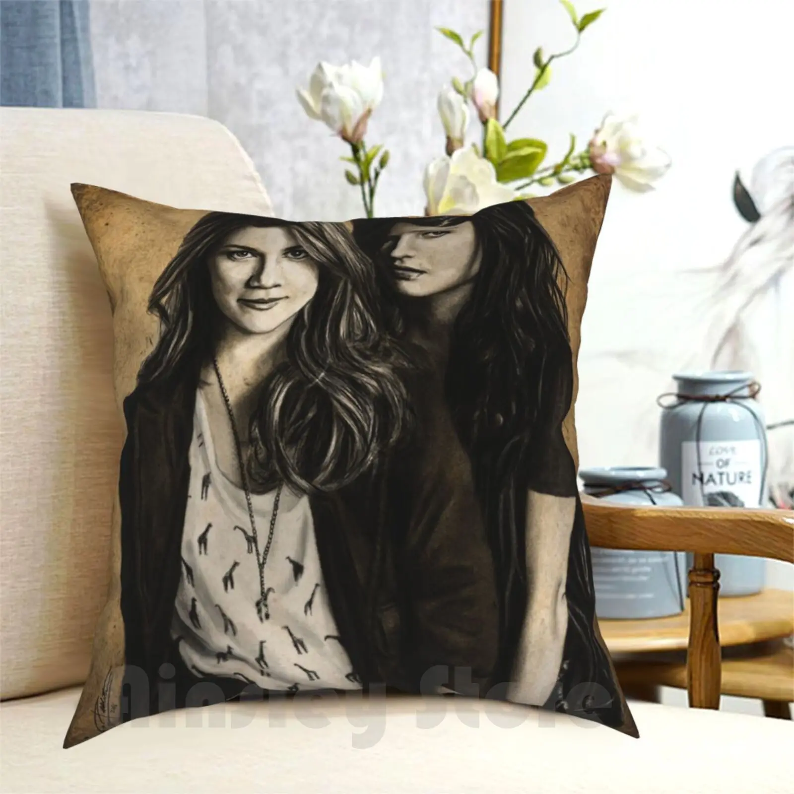 Carmilla Pillow Case Printed Home Soft DIY Pillow cover Carmilla Laura Youtube Vampire Love Romance Charcoal Girls Womens