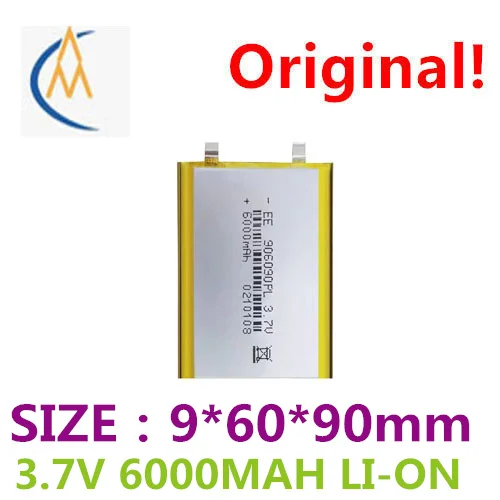 

buy more will cheap 906090 3.7 V 6000 mah lithium-ion battery built-in projector point reading machine LED medical machinery