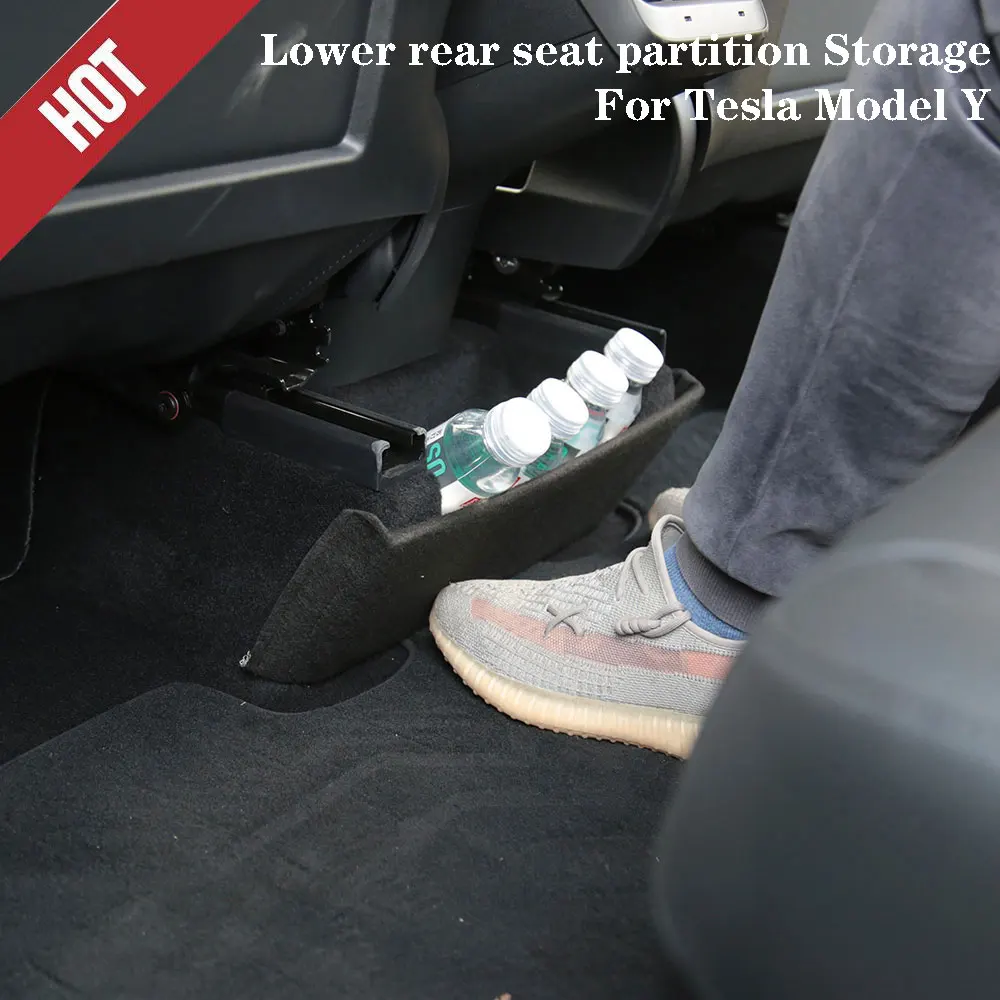 

Lower rear seat partition Storage For Tesla Model Y 2020-2022 partition seat Board Box 1PC