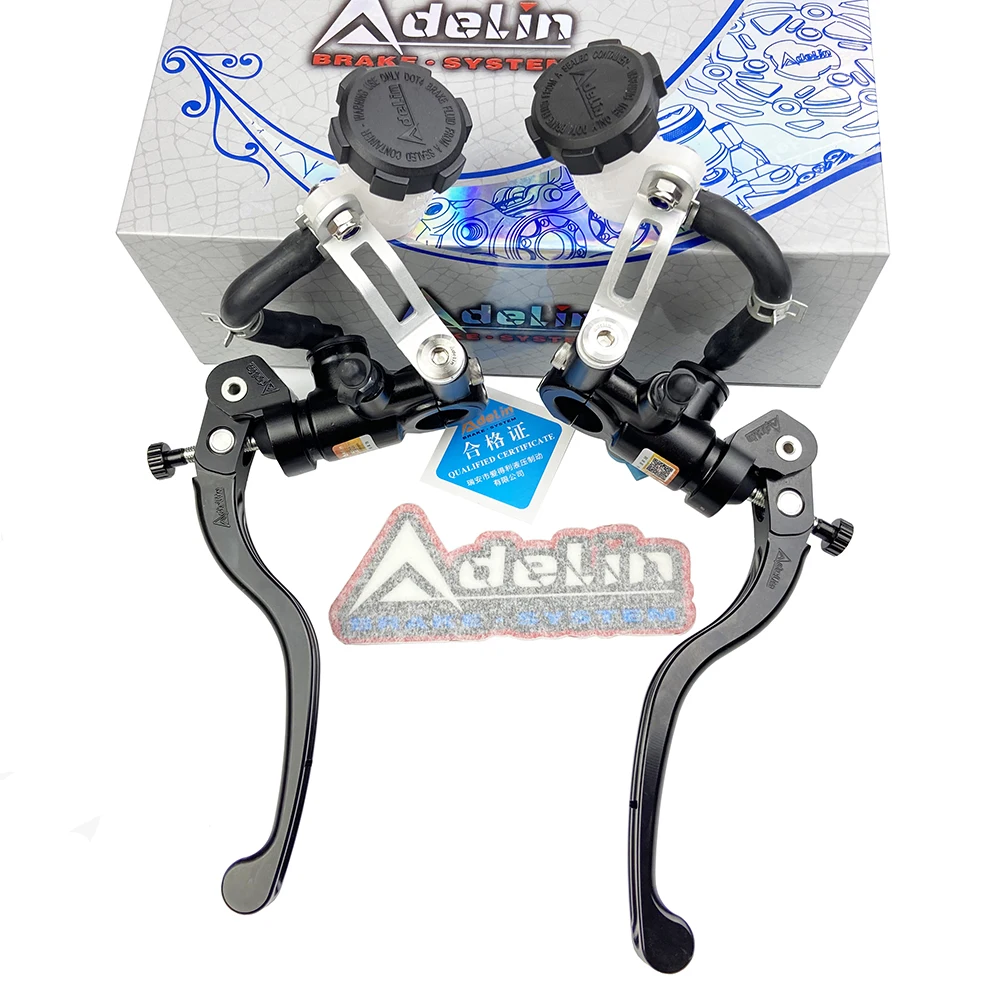 Adelin 17.5mm Motorcycle Brake Clutch Master Cylinder Hydraulic Pump handle For Honda R6 Fz6 Gsxr600 Zx-6r Z800 Yamaha Kawasaki