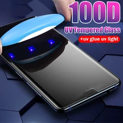 Nano Vloeibare Uv Lijm Gehard Glas Voor Samsung Galaxy Note 20 9 10 S20 Fe S10 S8 S9 Plus S21 S22 S23 S24 Ultra Screen Protector