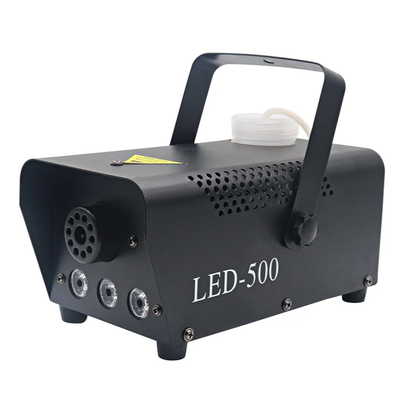 disco colorful 500W smoke machine mini LED remote fogger ejector dj Christmas party stage light fog machine