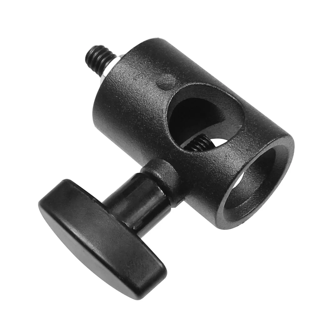 محول خيط Speedlite معدني شامل من FEICHAO ، قوس حامل خفيف مع تثبيت لولبي ، محول دوار لمراقبة ضوء LED