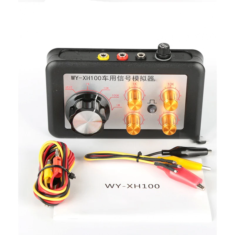 Vehicle sensor signal simulator, vehicle sensor signal generator, adjustable resistance, water temperature, crankshaft