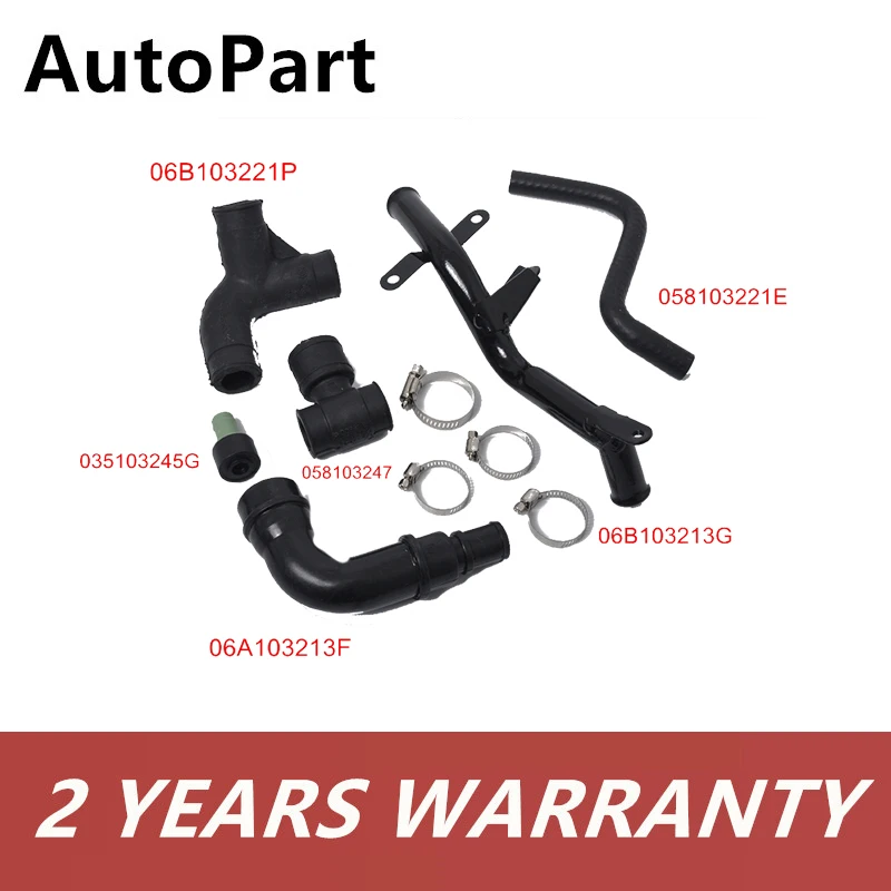 

Охлаждающий шланг ngine, шланг сапуна картера для VW Golf Jetta для Audi A3 TT 1.8T 06A103247 035103245A 06A103213F 058133785B