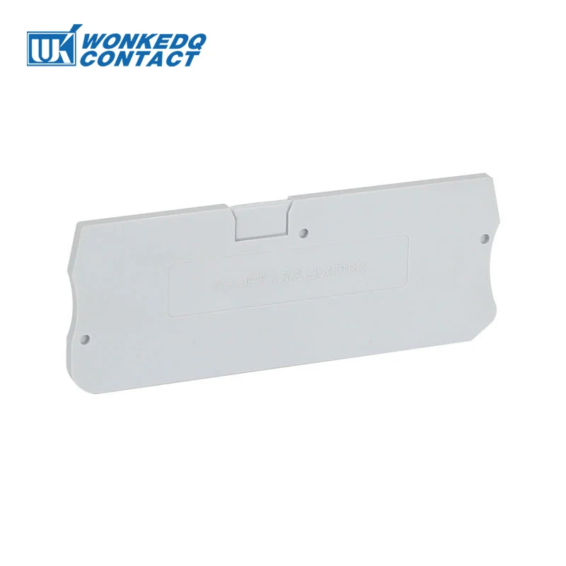 1Pc D-PT1.5-QU End Barrier Plate For PT 1.5 QUATTRO Wire Electrical Connector Din Rail Terminal Block Accessories End Cover