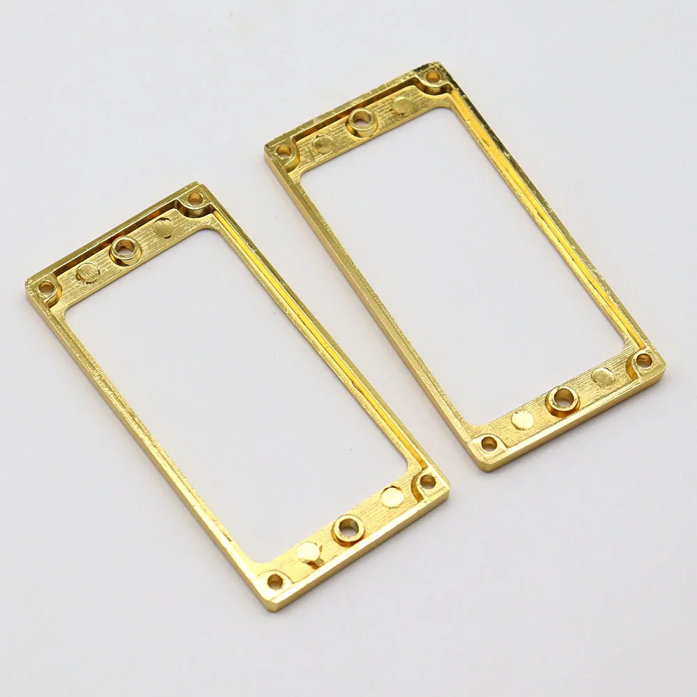 2 pcs Metal Pickup Ring Cover Pickup Double coil Mounting Rings for LP/SG Guitar