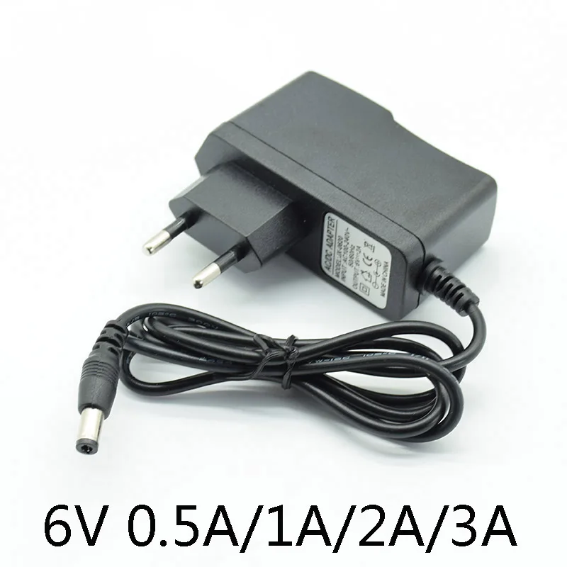 AC110-240V to DC 6V 0.5A/1A/2A/3A Universal Switch Power Supply Adapter Charger  for Omron Blood Pressure Monitor 5.5*2.5/2.1mm