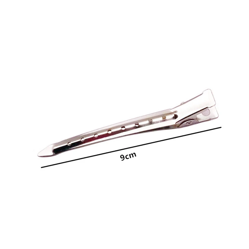 

12 PCS Hairdressing Duckbill Clip Hair Partition Clips Alloy Pro Hairdressing Hairpins Cutting Salon Hair Styling Tools