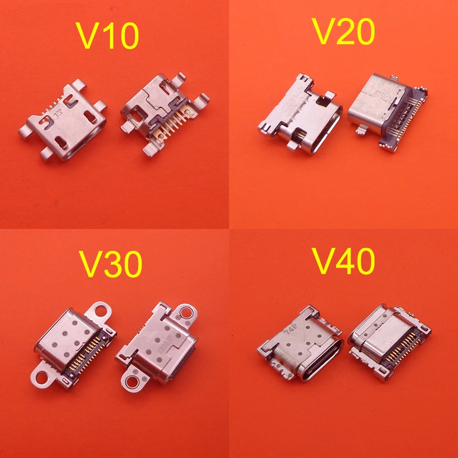 10pcs Micro USB Charging Port Jack Socket Connector Type C Dock Plug For LG V10 H815 V20 H910 H915 H918 H990 VS995 V30 H930 H933