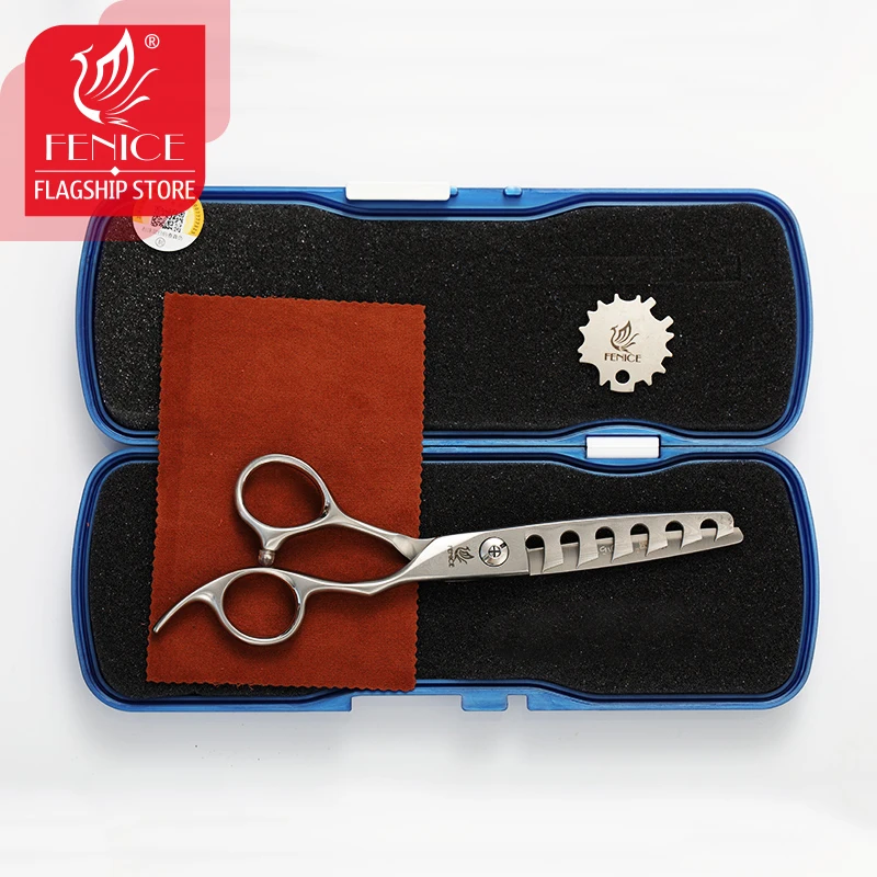 Fenice Professional 6 inch VG10 Hairdresser\'s Scissors 6 Teeth Thinning Rate 5%-10% Thinning Shears Hair Scissors