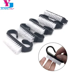 New 10 Pcs Black Nail Art Care Acrylic Brush Cleaning Dust Remove Pedicure Tools Manicure Professional Nails Brush DIY Kit Tools
