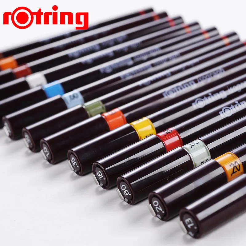 Germany Rotring Isograph Needle Pen 0.1-0.8mm Drawing Pen Hand-painted Pen Hook Line Pen Addable Ink 1PCS