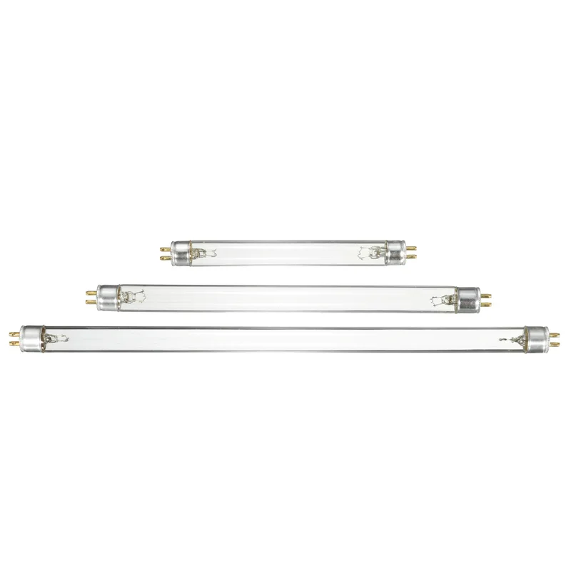 Bombilla de tubo de luz UV T5, reemplazo de luz UV impermeable para tanque de estanque, lámpara esterilizadora germicida transparente, AC220V, 4W, 6W