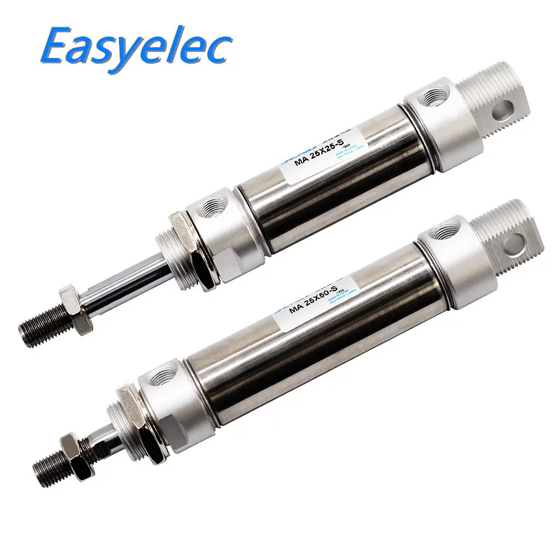 for Mask Machine MA Mini Stainless Steel Pneumatic Air Cylinder MA16-225 MA16-250 MA16-300 MA16-350 MA16-400 MA16-450 MA16-500