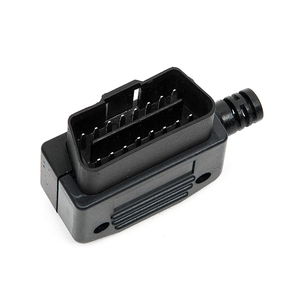 1 PCs OBD2 16-pin (Male) Plug Connector Adapter Socket OBD-II OBD2 Connector OBD2 Housing OBD2 Plug