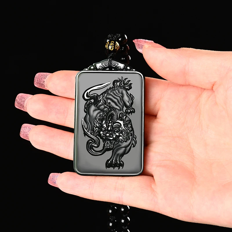 Hetian Jade Thousand Hands Guanyin Pendant for Men and Women Xinjiang Green Jade Buddha Statue Jade Pendant Necklace Jade Jade P