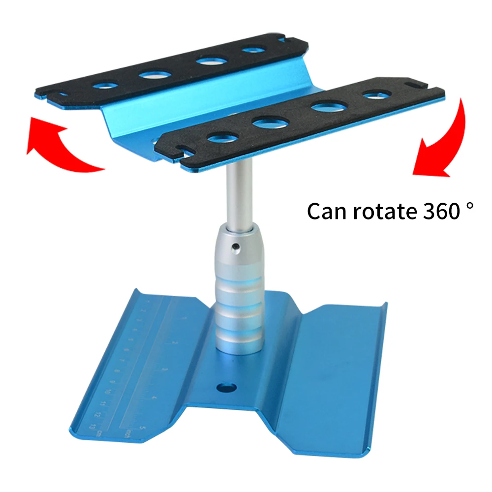 Samochody RC narzędzie podwyższające stojak roboczy platforma montażowa obrót o 360 stopni stacja naprawcza 1/10 1/8 Buggy samochód gąsienicowy