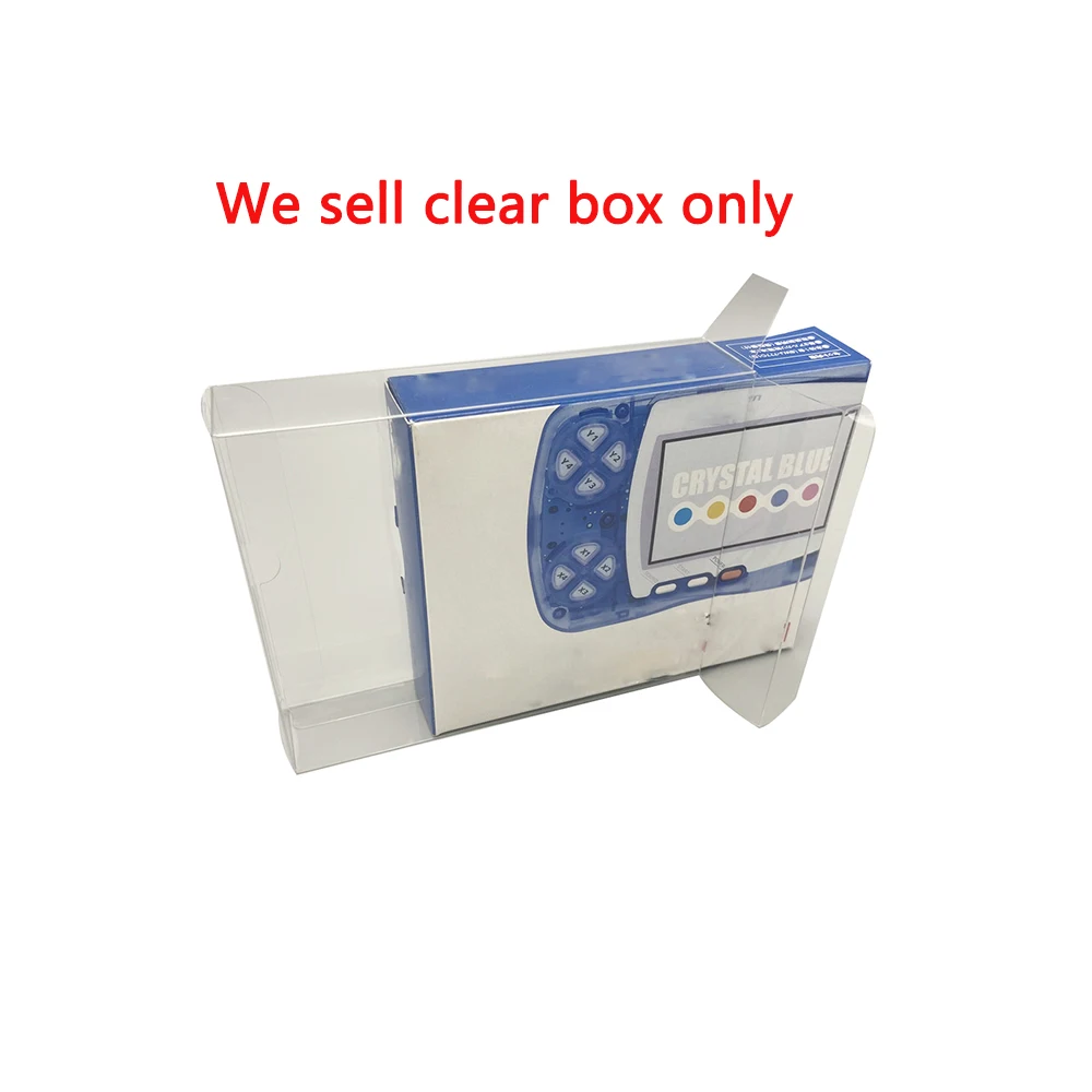 Clear Display PET Box For Bandai WSC Wonder Swan Color Game Console Storage Collection  Protection Case