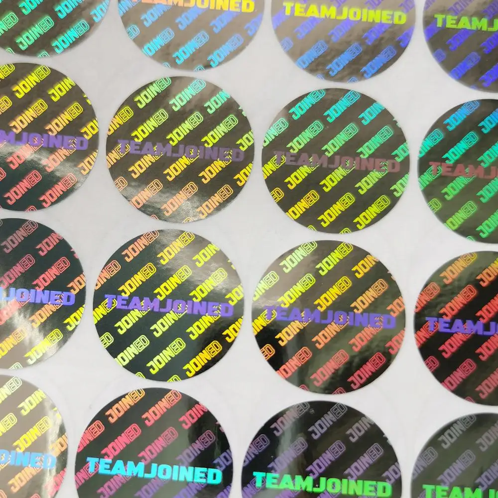 Tamper-Proof Holographic Security Label, Void Sealing Warranty Laser Sticker, Customized Logo