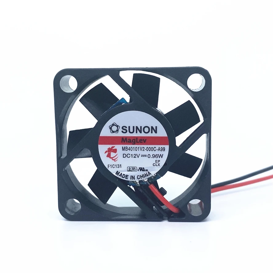 

SUNON Maglev 4010 40mm 40x40x10mm Cooling Fan 4CM MB40101V2-000C-A99 DC12V 0.96W For 3D Printer North Bridge Chip Fan 2pin