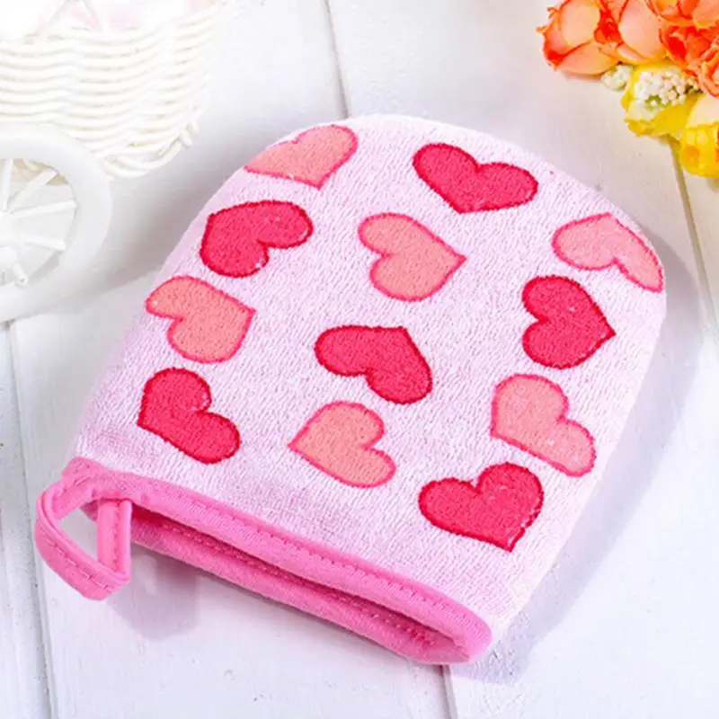 Cotton Baby Bath Shower Sponge Cartoon Mittens Kids Bath Brushes Scrubber Mitt Gloves Foam Rub Wash Cloth Towel Baby Care