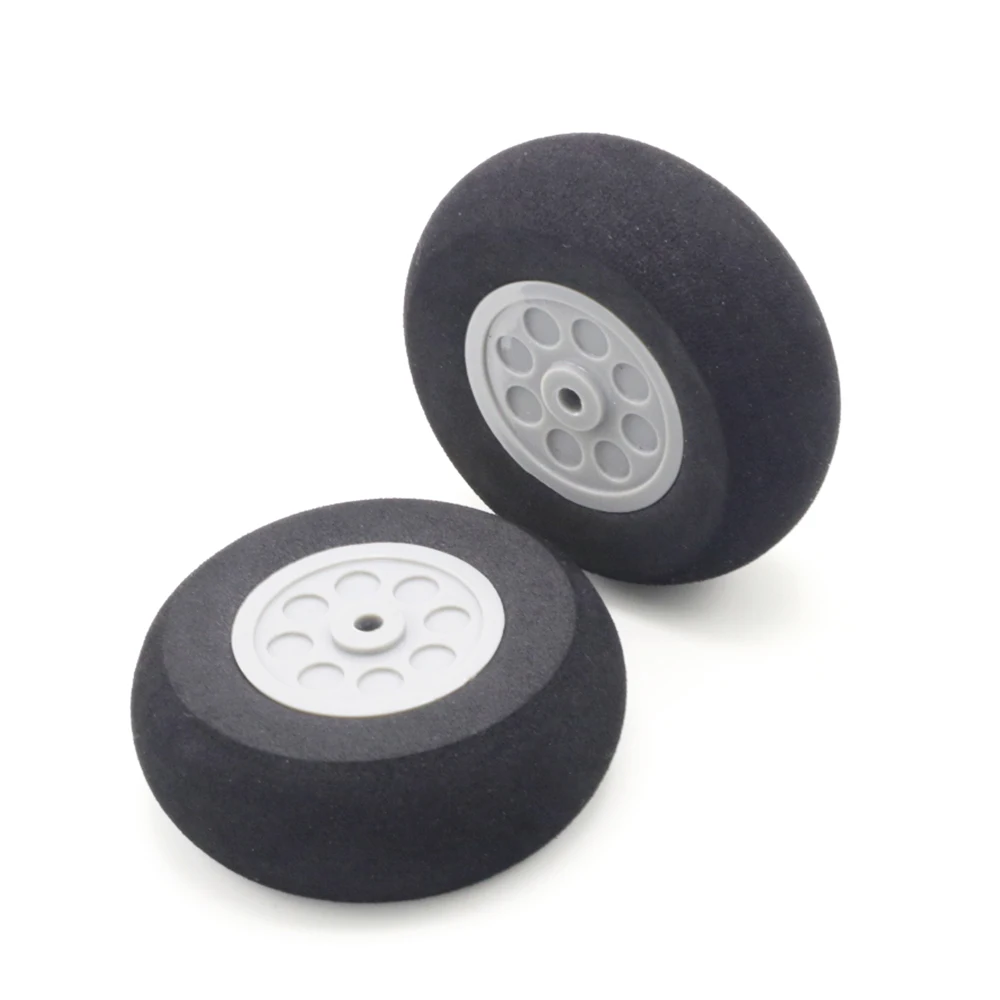 10pcs High quality Airplane Wheels 16mm 20mm 30mm 40mm 50mm 55mm 65mm 75mm 85mm Airplane Sponge Wheels Sponge Tire