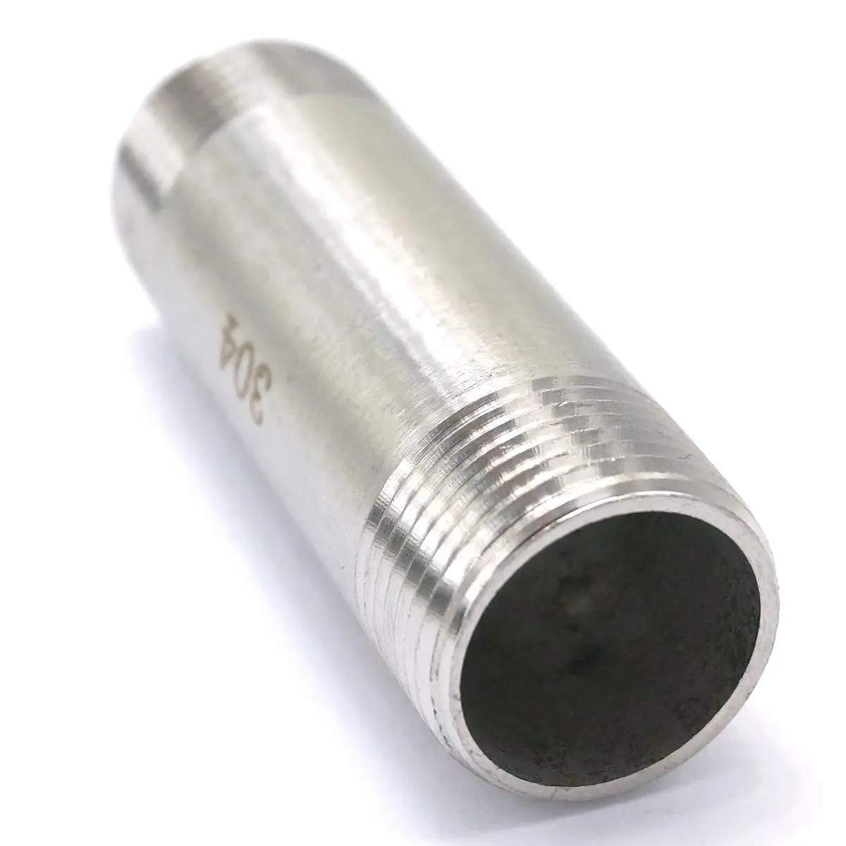 3/4 "Bsp Gelijk Buitendraad Lengte 75Mm 304 Rvs Lange Rechte Pijp Connector Adapter