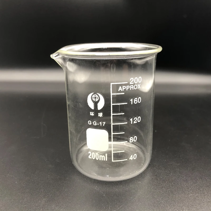 150/200/250/300/400/500mL Lab zlewka szklana borokrzemian miarka kuchenna