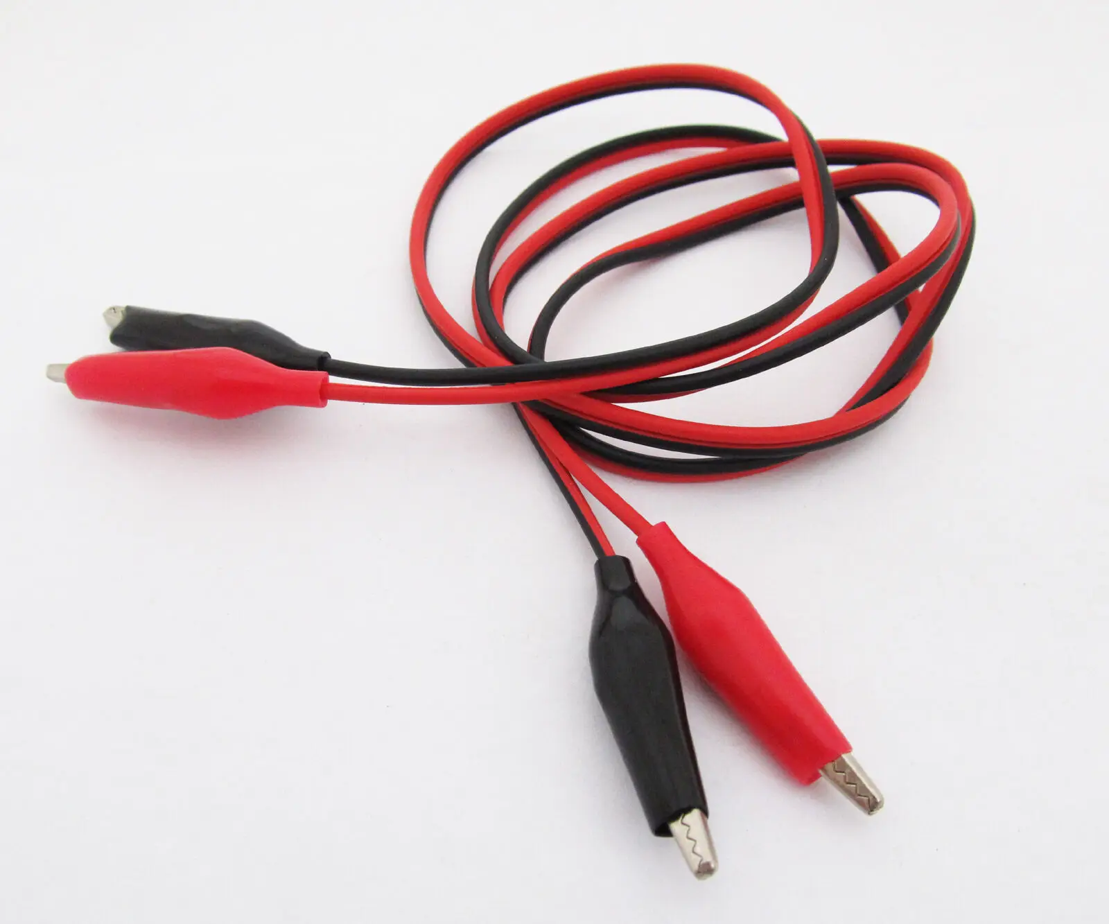 1 pair 1M/3.3FT Alligator Clip to Alligator Clip Electrical Test Cable Leads