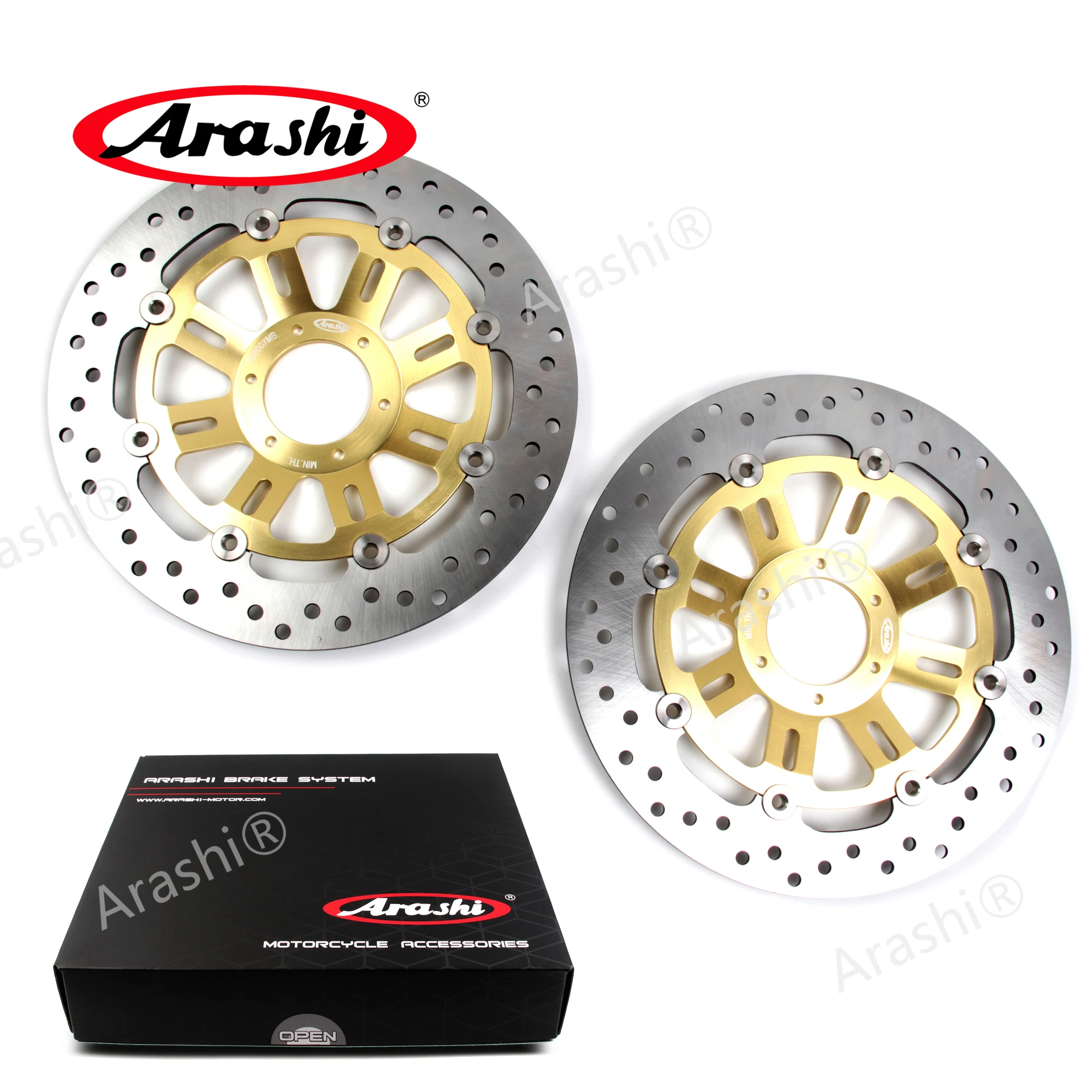 Arashi 2PCS For HONDA CB600 HORNET 600 1998 1999 CNC Full Floating Front Brake Disc Brake Rotors Motorcycle CB600 HORNET