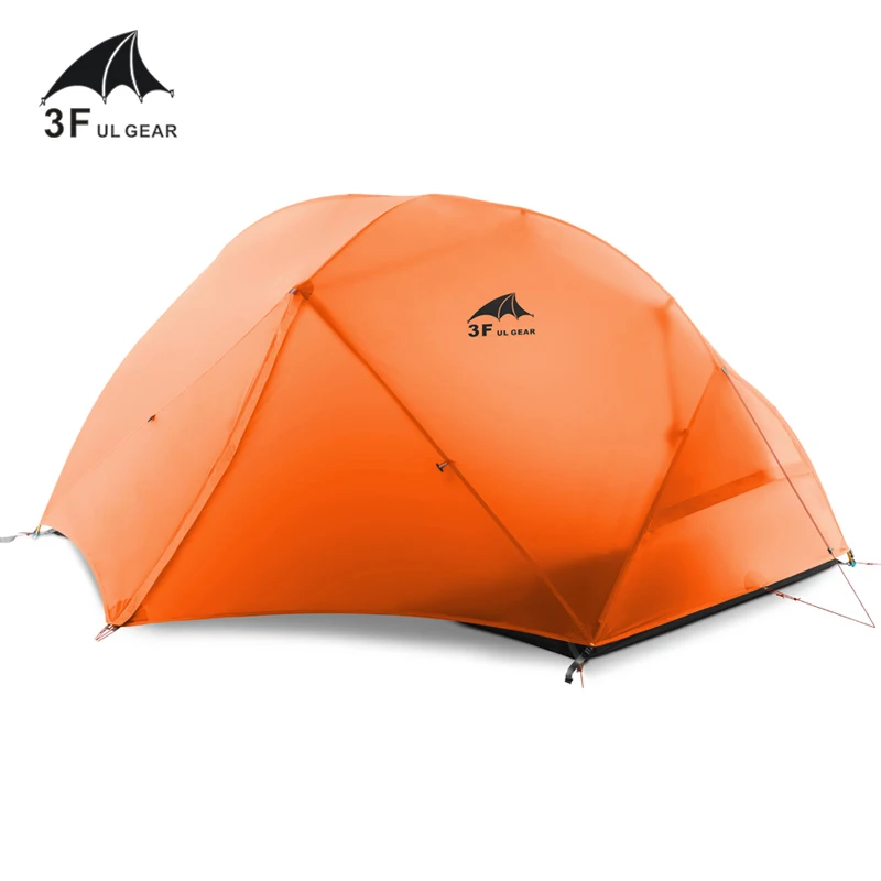 

3F UL Gear Piaoyun2 Ultralight 15D 210T 2-Man Two Person Backpacking Camping Tent 3 or 4 Season For Hiking Travel